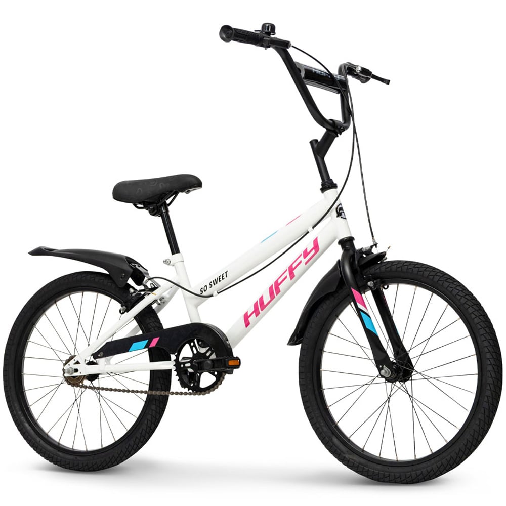 Huffy So Sweet Kids Single Speed 20 inch Gloss White Bike Image 3