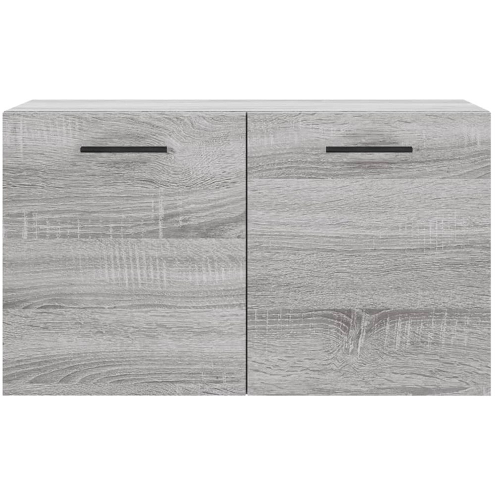 vidaXL 2 Door Grey Sonoma Oak Wall Cabinet Image 5