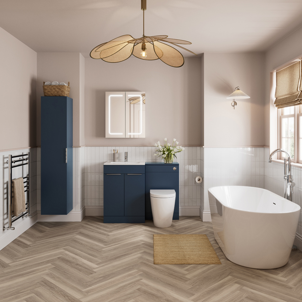 Bathstore Newton Chrome Floor Standing Bath Shower Mixer Image 2