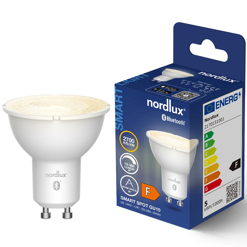 Nordlux Smart GU10 PAR16 380 Lumen Clear Light Bulb Image 4