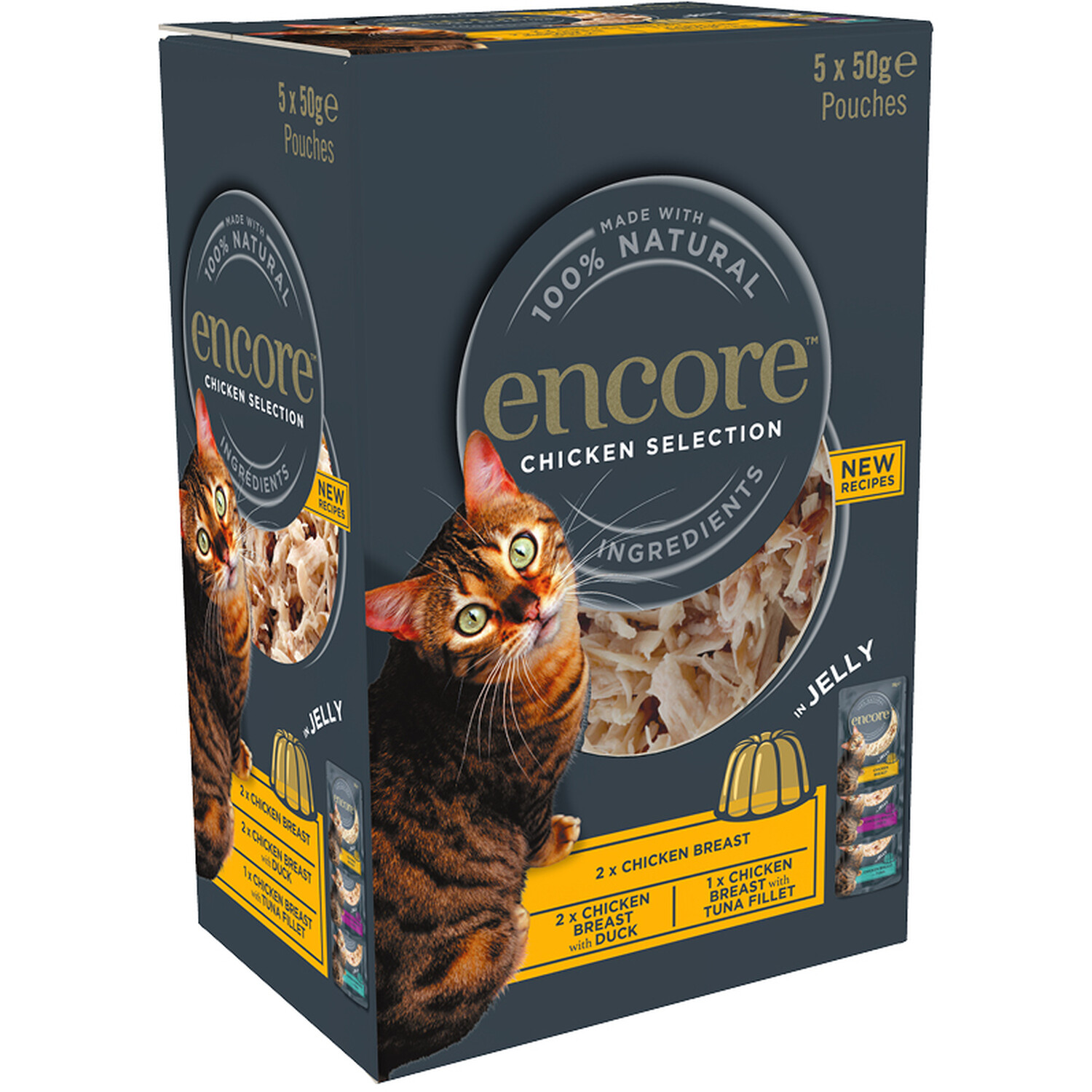 Encore Wet Cat Food Pouches in Jelly - Chicken Selection Image 3