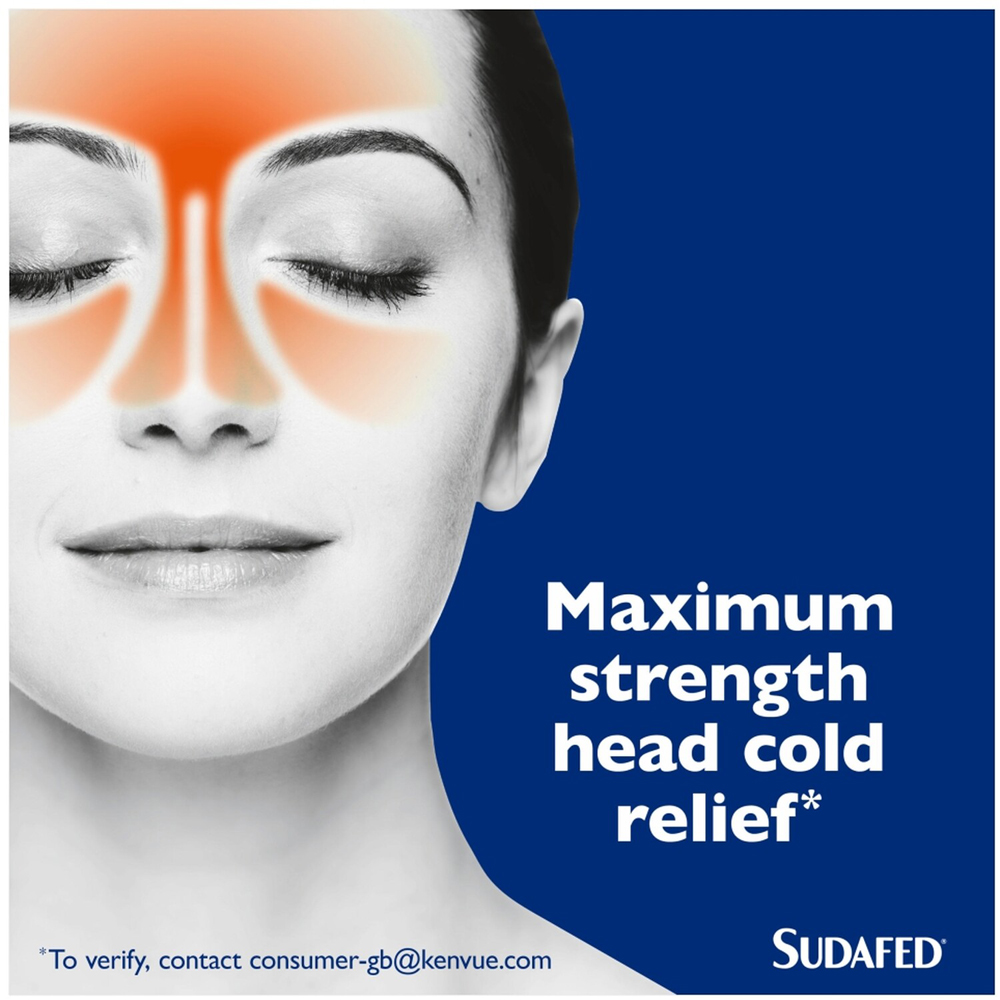 Sudafed Congestion and Headache Relief Max Strength Capsules Image 5