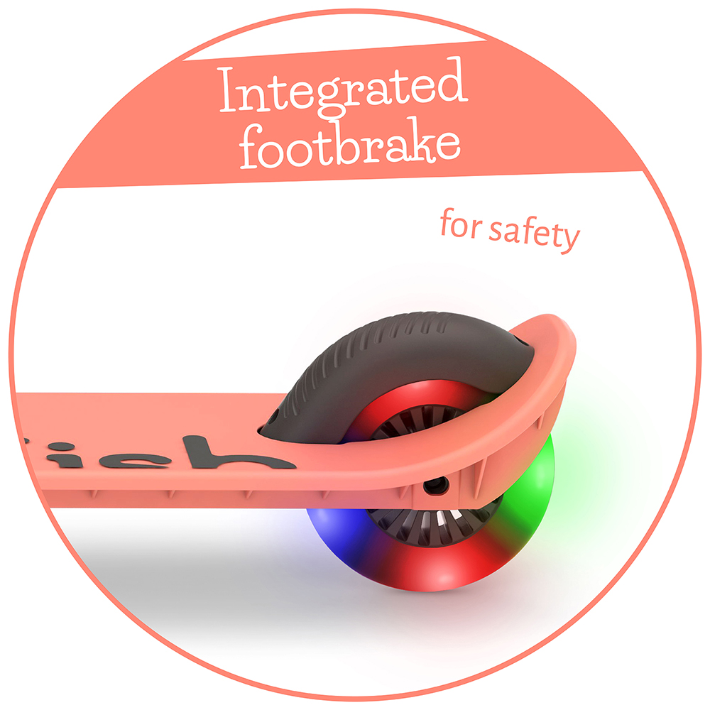 Chillafish Flexxi Glow Flamingo 2 Wheel Foldable Scooter Image 6