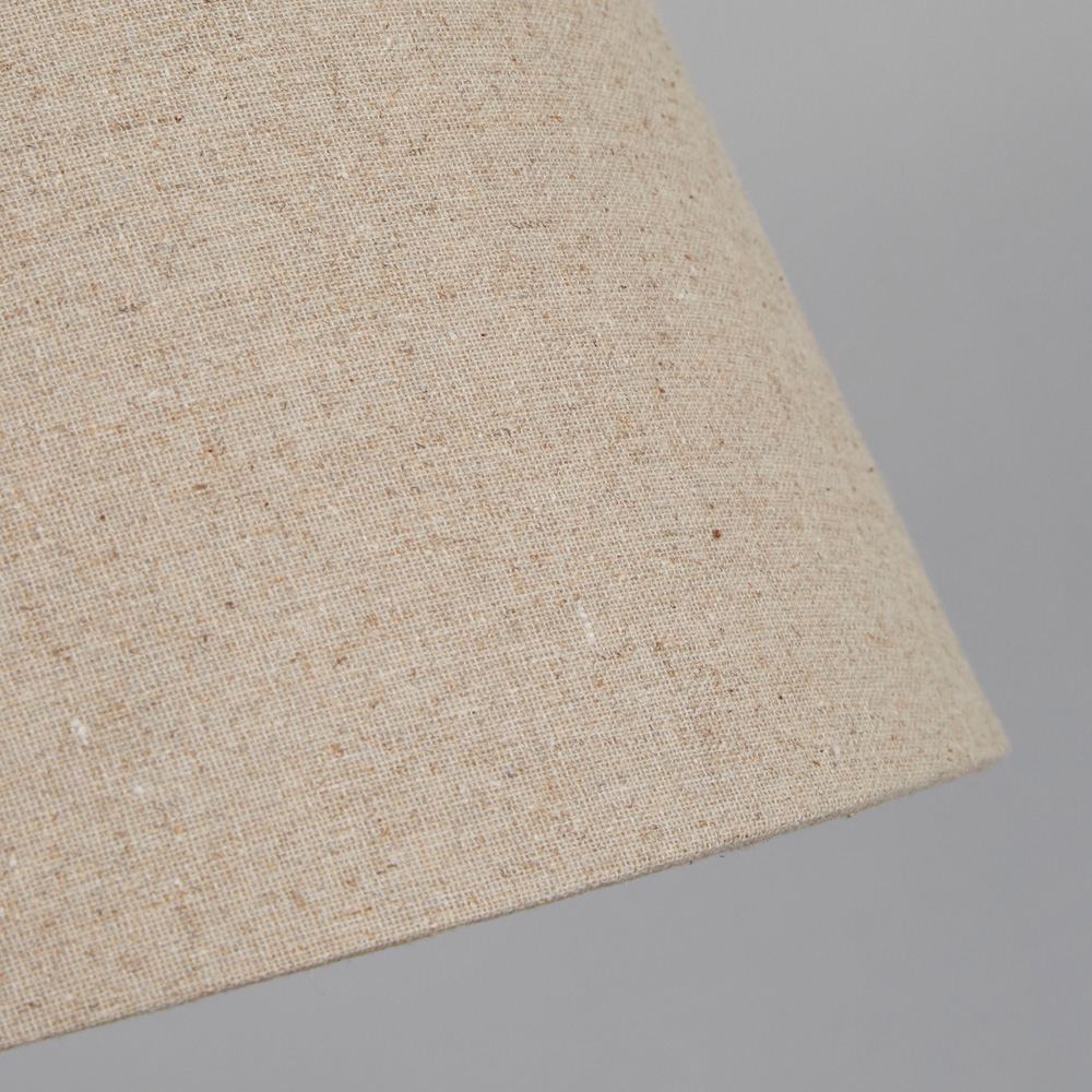 Lighting Collection Underwood Cream Linen Tapered Drum Lamp Shade 30cm Image 4