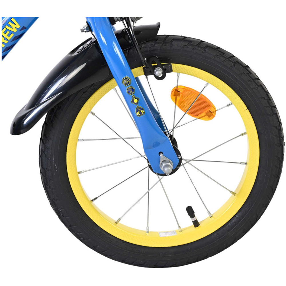 Volare Rubble and Crew Kids 14 inch Multicolour Bike with Stabilisers Image 8
