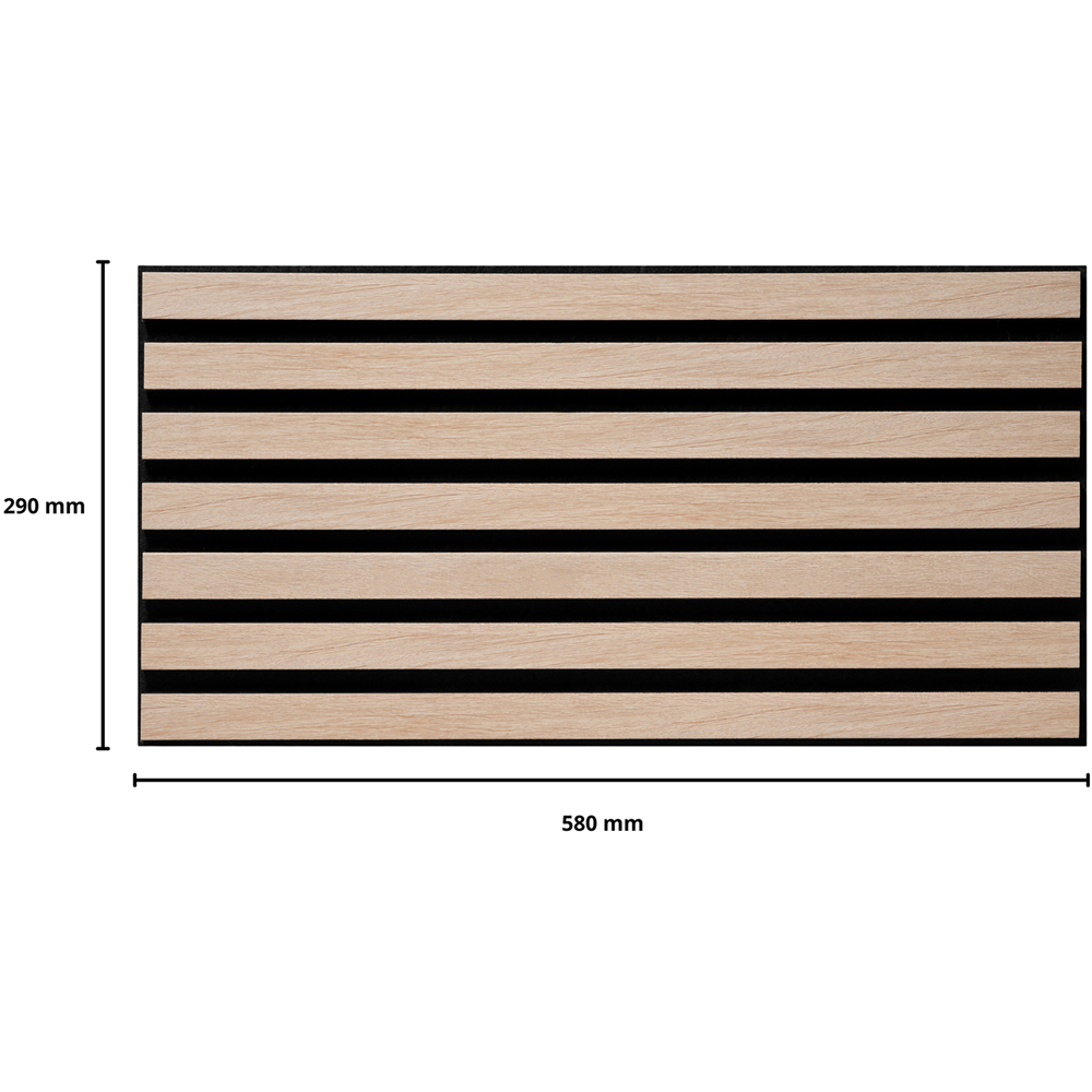 Wallsupply UltrAcoustic Eco Oak Acoustic Wall Panel 6 Pack Image 7