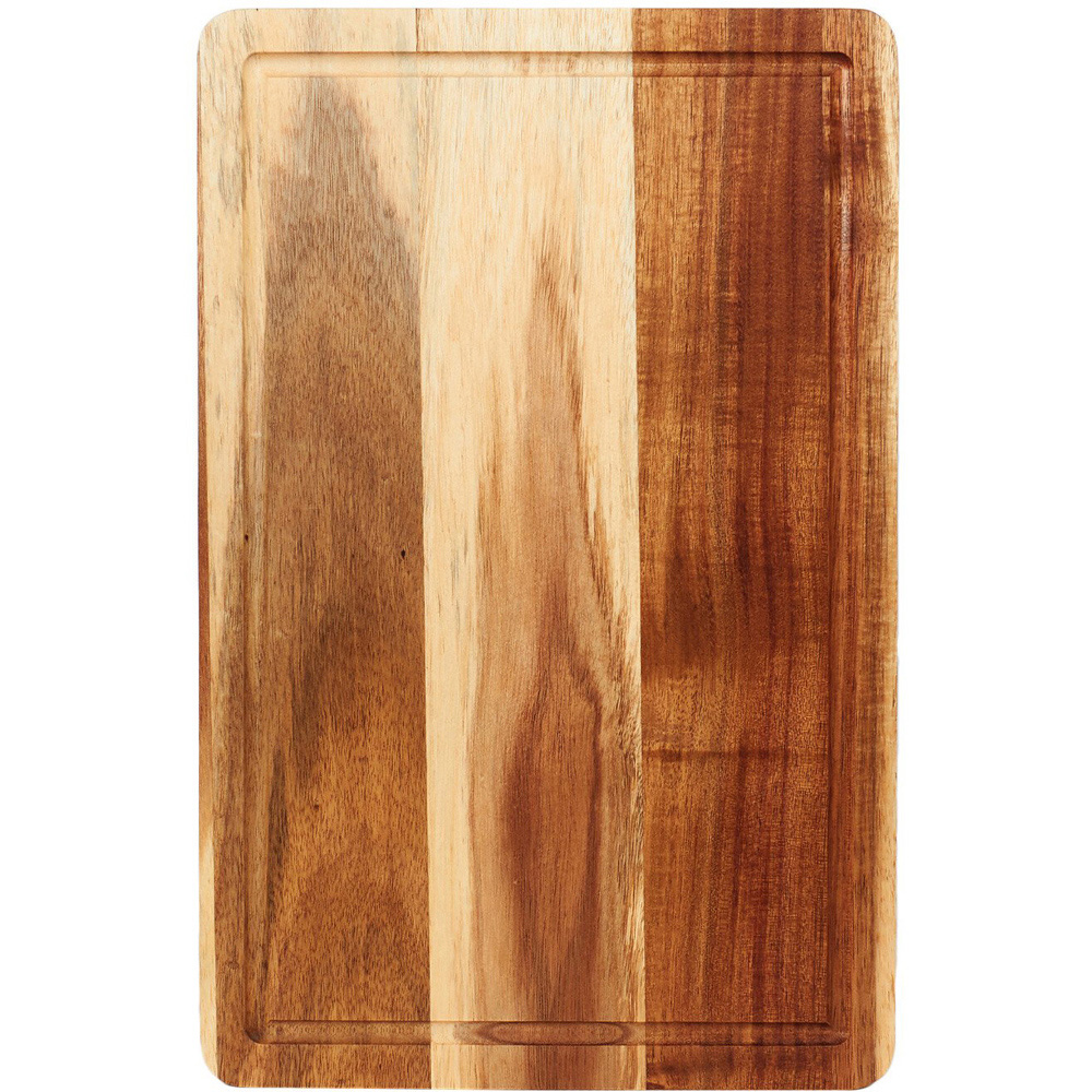 Acacia Traditional Chopping Board - Brown Image 3