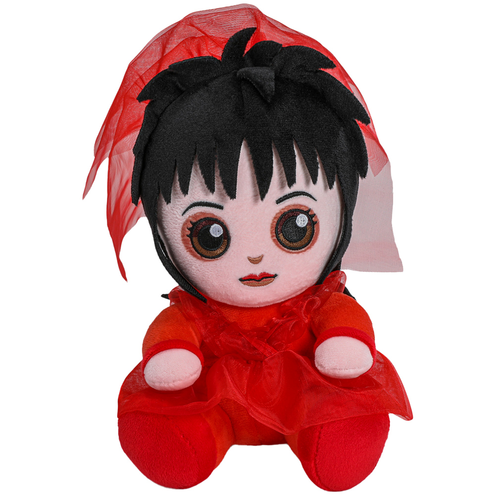 Kidrobot 90s Beetlejuice Lydia Red Wedding Dress Plush Toy Image 1