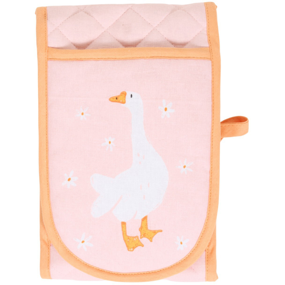 Pink Goose Double Oven Glove Pink Image 2