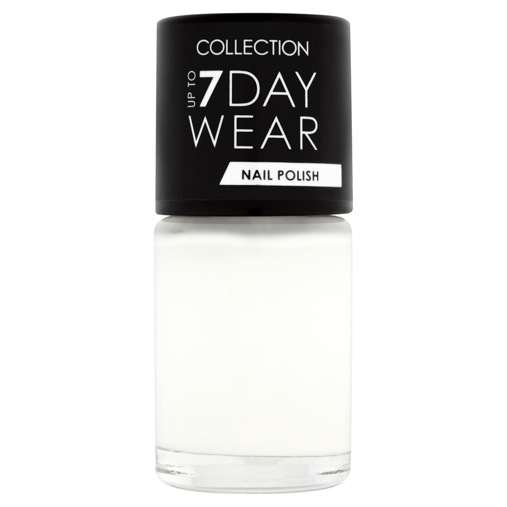 Collection Up to 7 Day Wear Nail Polish White Out 1 8 ml Image 1