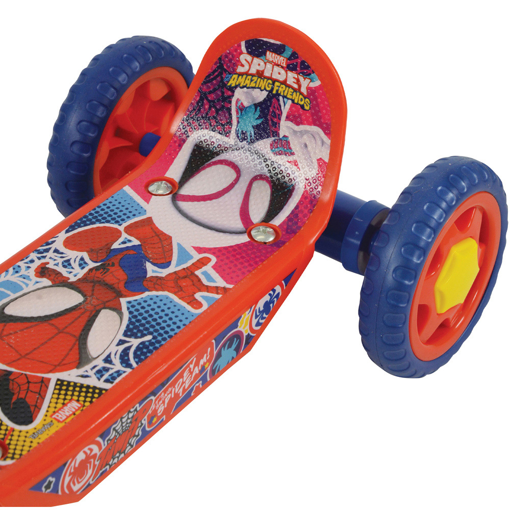 Spidey and His Amazing Friends Deluxe Height Adjustable Kids Tri Scooter Image 6