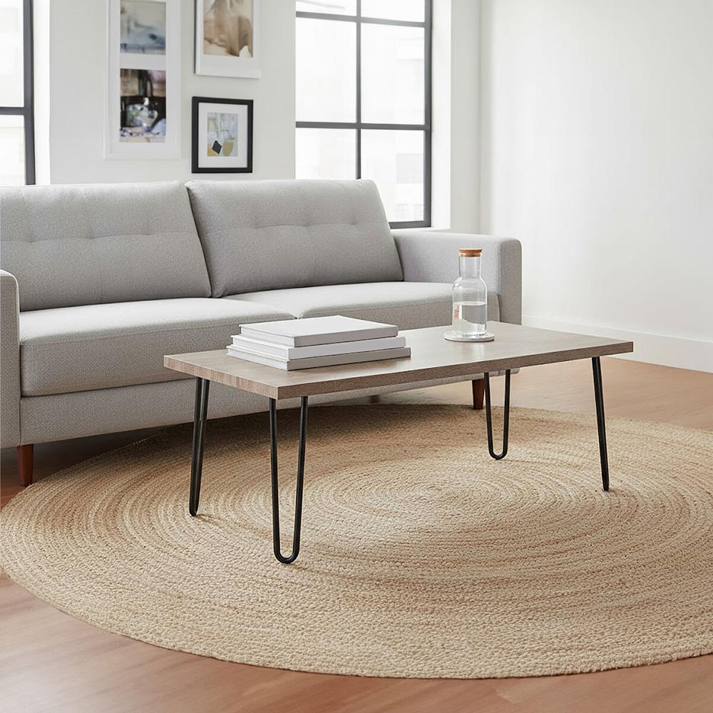 Premier Housewares Borough Oak Coffee Table Image 4