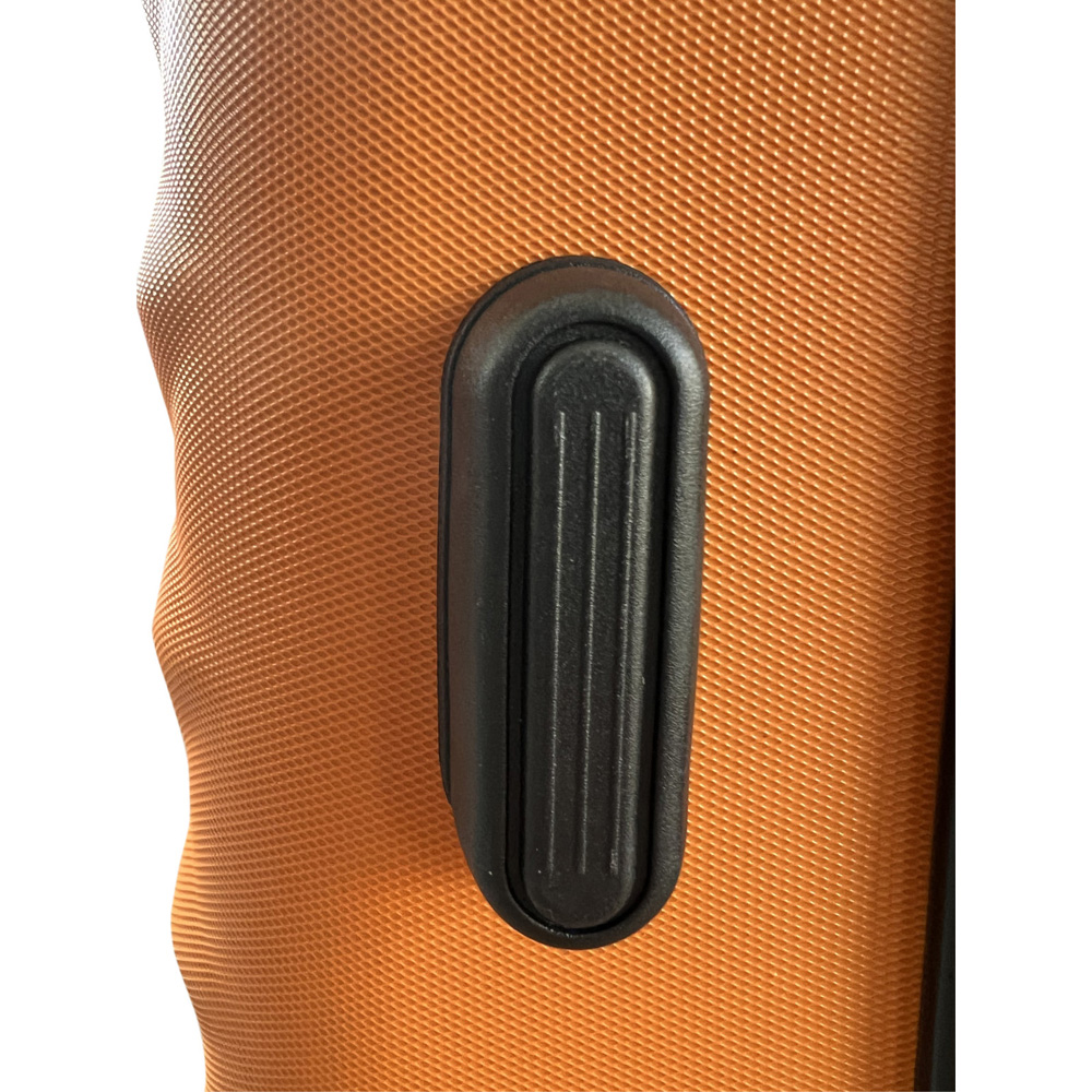 Groundlevel 4 Wheel Diamond Set of 3 Orange Luggage Suitcase Image 4