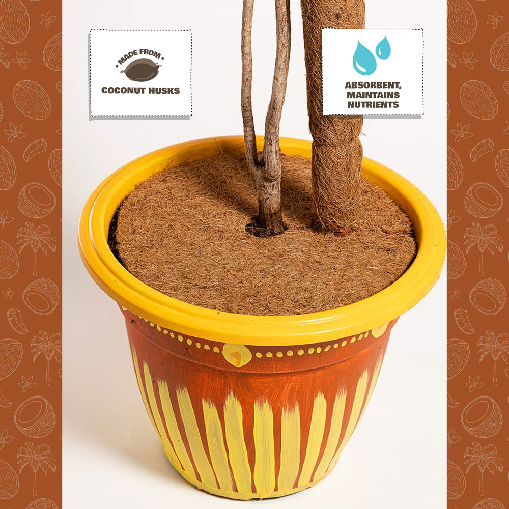 Coco & Coir Coco Mulch Mat 30cm Image 2