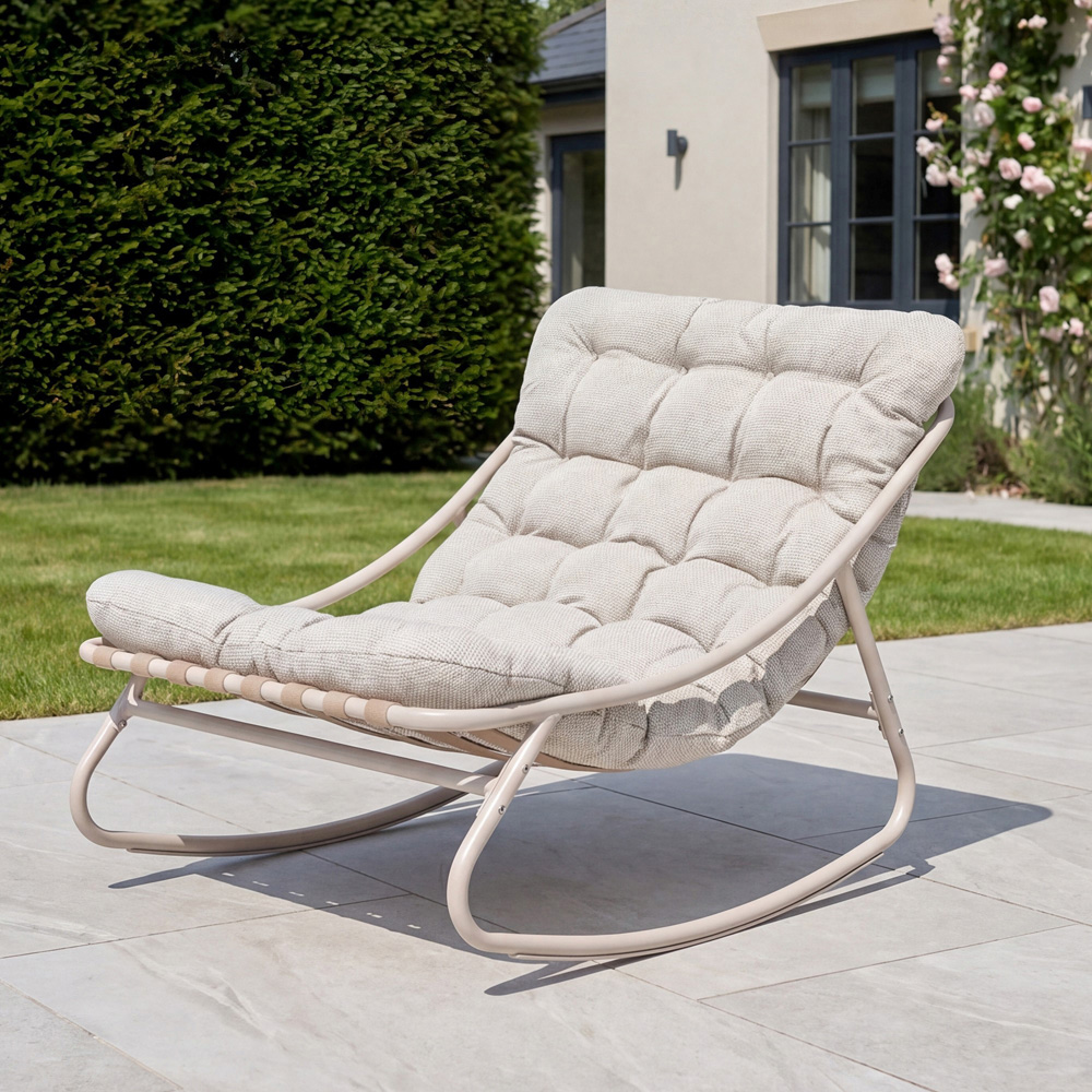 Artemis Home Softrock Stone Outdoor Rocking Chair Image 2