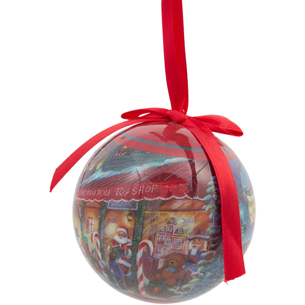 Set of 7 Christmas Retro Baubles Image 9