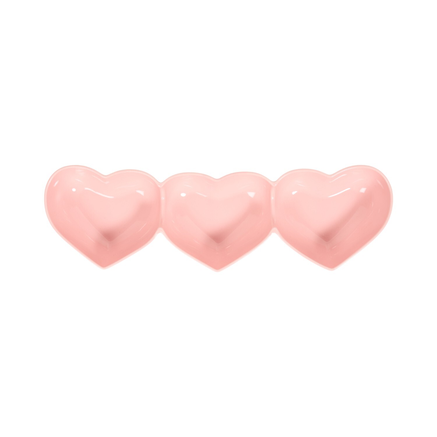 Hearts Serving Bowl Pink Image 2