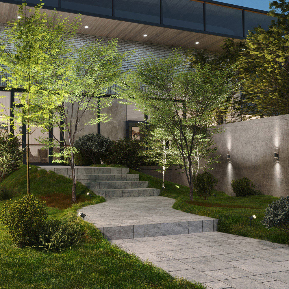 4lite Marinus 2 Pack LED Stainless Steel Garden Spike Light Image 4