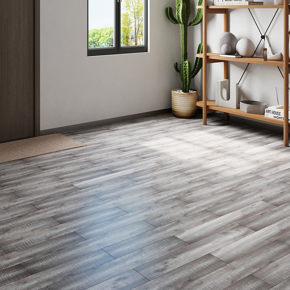 Living and Home Wood Colour Rectangle PVC Flooring Self Adhesive 36 Pack Image 7