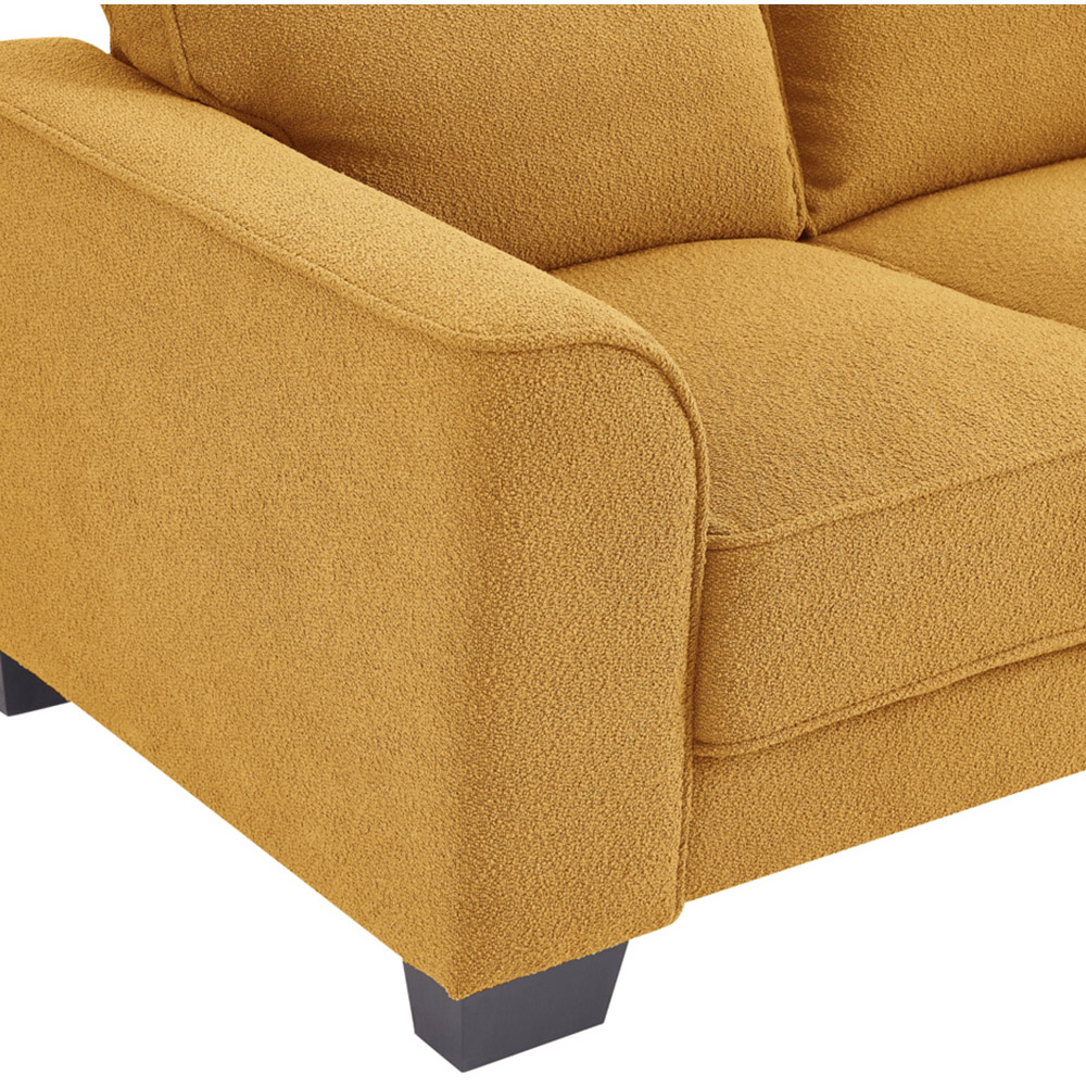 Home Detail Jada 2 Seater Mustard Boucle Sofa Image 6