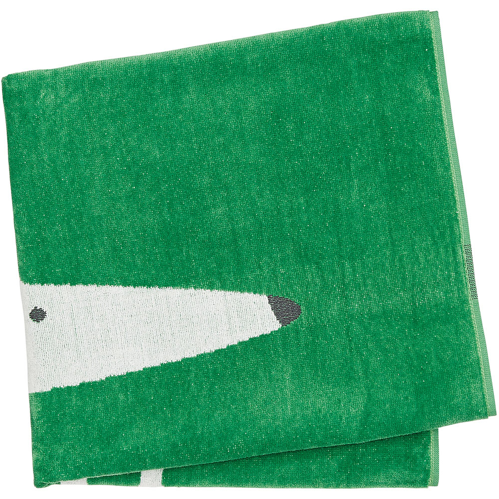 Scion Mr Fox Large Mint Leaf Hand Towel | Wilko