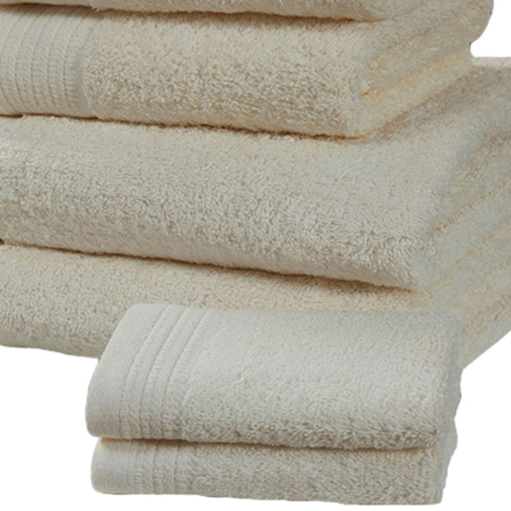 Rapport Home Chatsworth Super Soft 600gsm Combed Cotton Cream Hand Towel Image 3