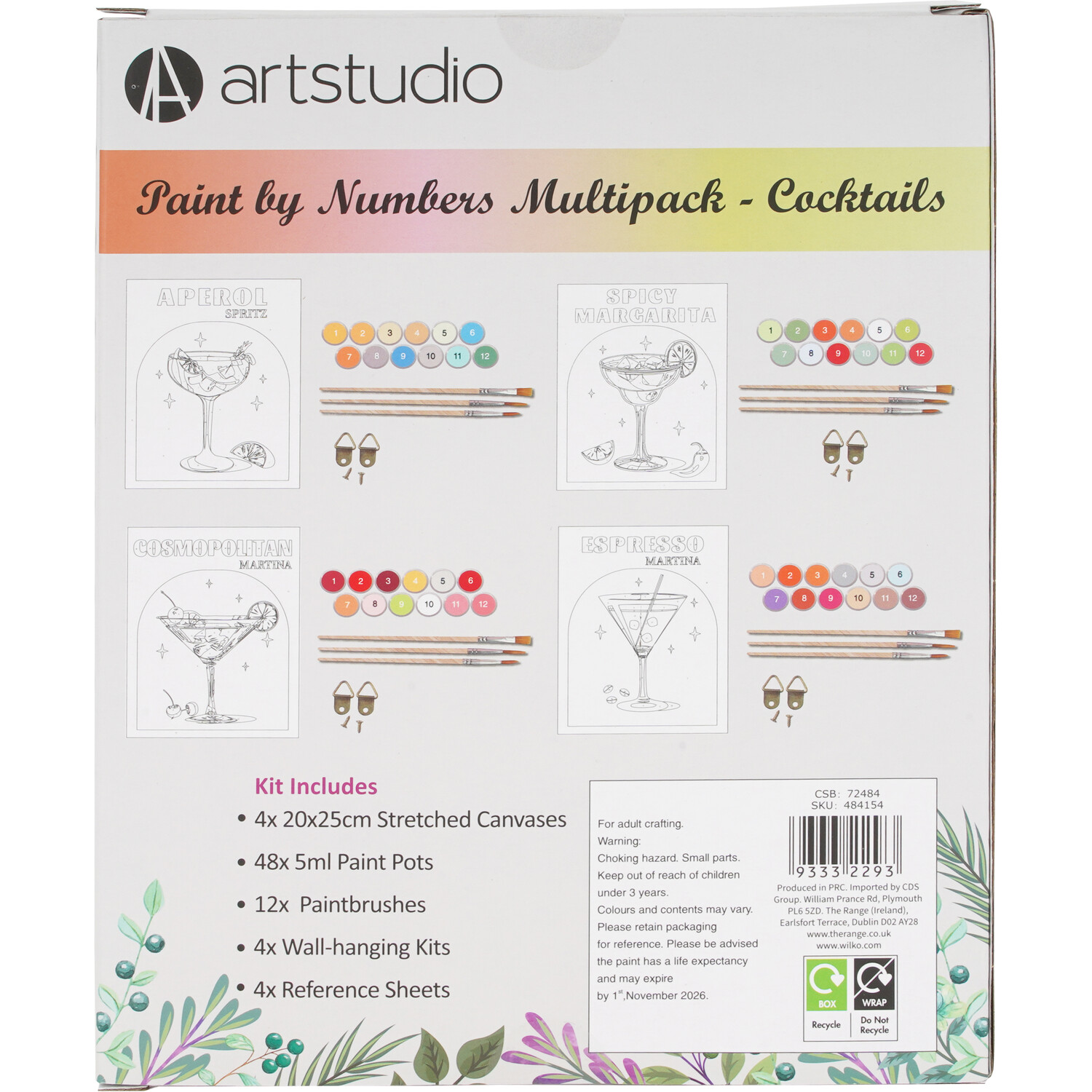 Paint By Numbers Cocktail Multipack Image 3
