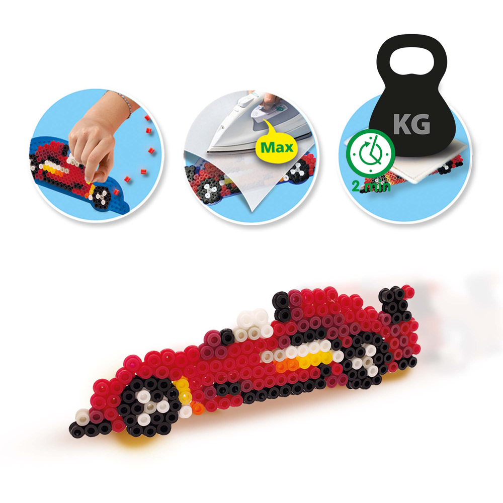 SES Creative Beedz Cars Iron On Beads Kit 1400 Piece Image 5