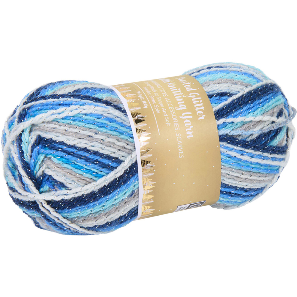 Frosted Glitter Multi Knitting Yarn Image 3