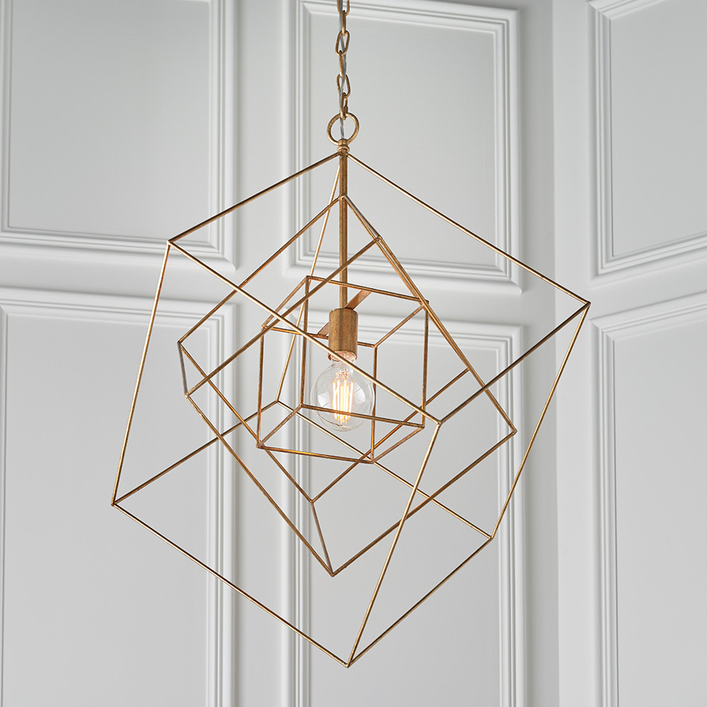 Merano Pescara Gold Leaf Pendant Light Image 5