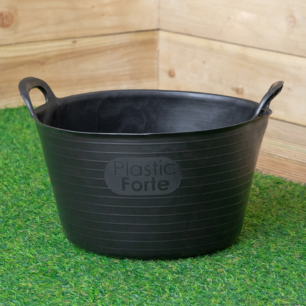 Samuel Alexander Black Flexi Plastic Bucket 15L Image 2