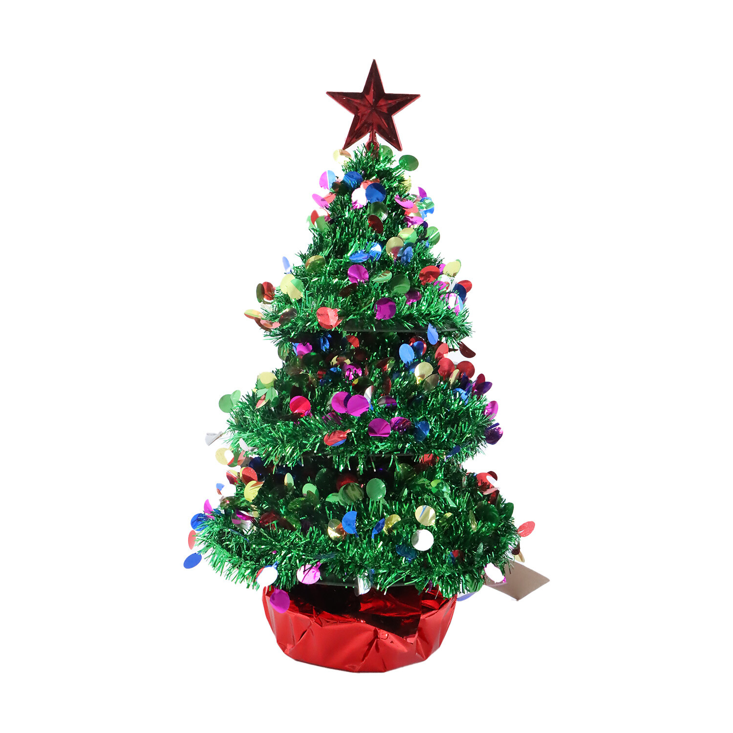 Tinsel Christmas Tree Image