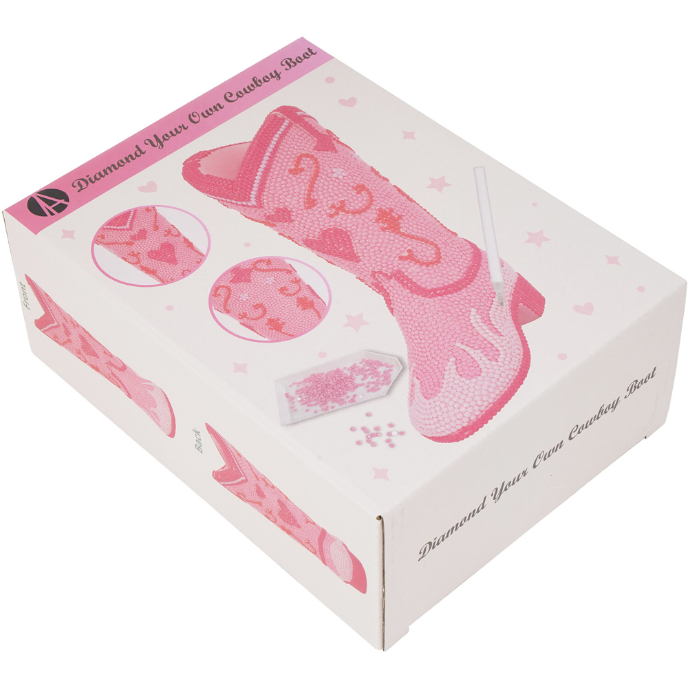 Diamond Your Own Cowboy Boot KitPink Image 2