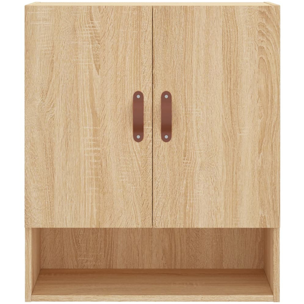 vidaXL 2 Door Single Shelf Sonoma Oak Wall Cabinet Image 5