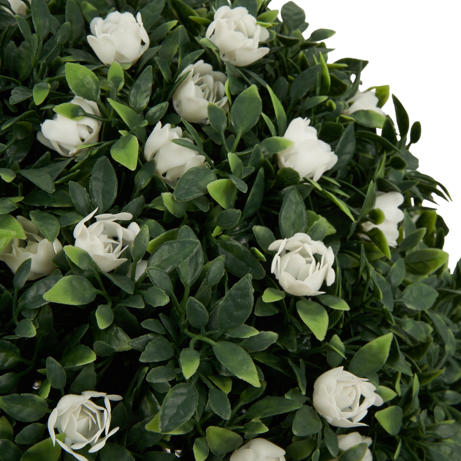 Boxwood Ball with Flowers - Green Image 2