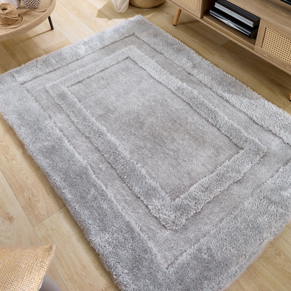 Origins Frame Silver Rug 160 x 230cm Image 2