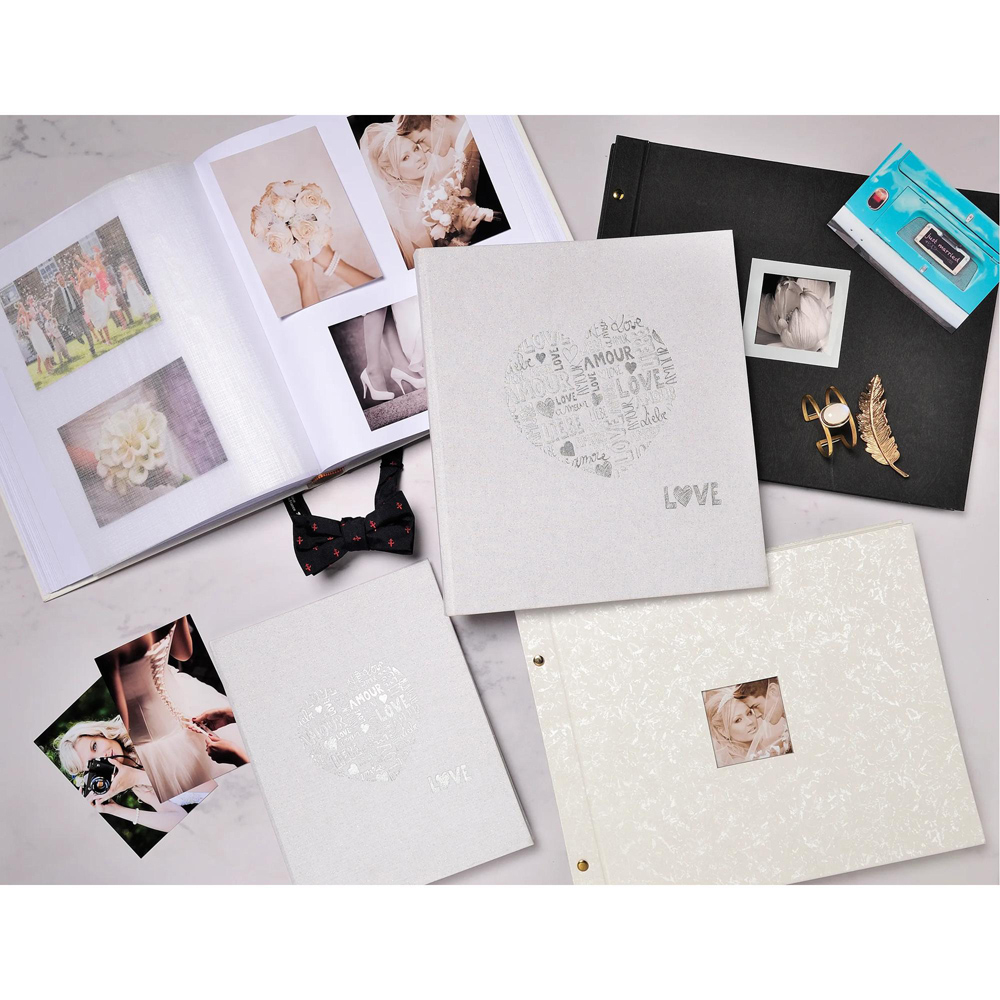 Exacompta Black Ceremony Screwbound Photo Album 40 Sheets 160 Photos Image 6