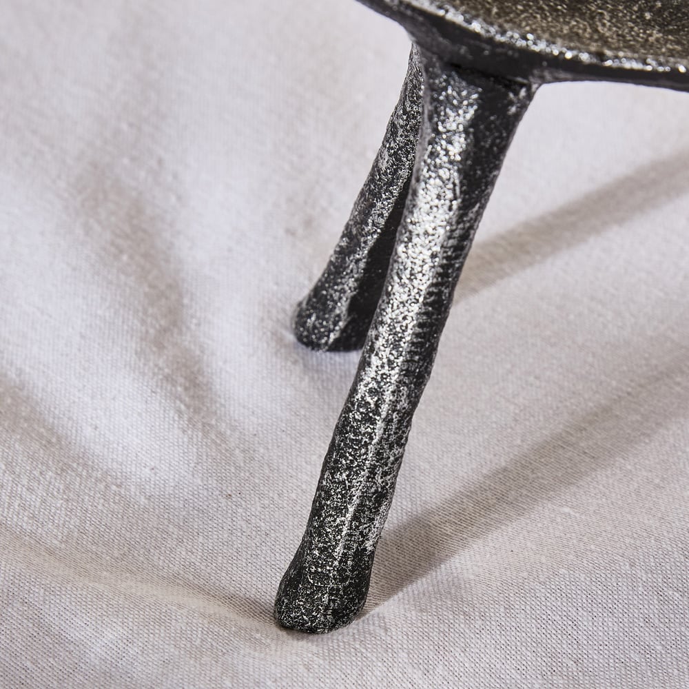 Dibor Rustic Silver and Grey Iron Stag Bottle Wine Holder Image 6