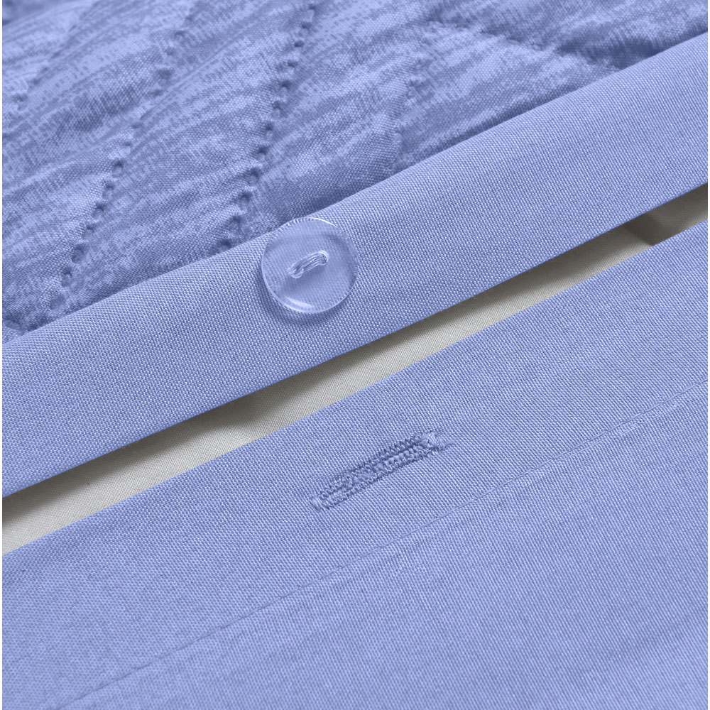 Home Republic King Size Hudson Blue Duvet Cover Set Image 2