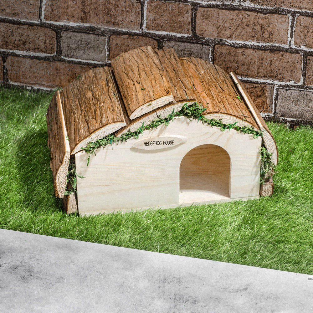 wilko Wooden Hedgehog House Image 6