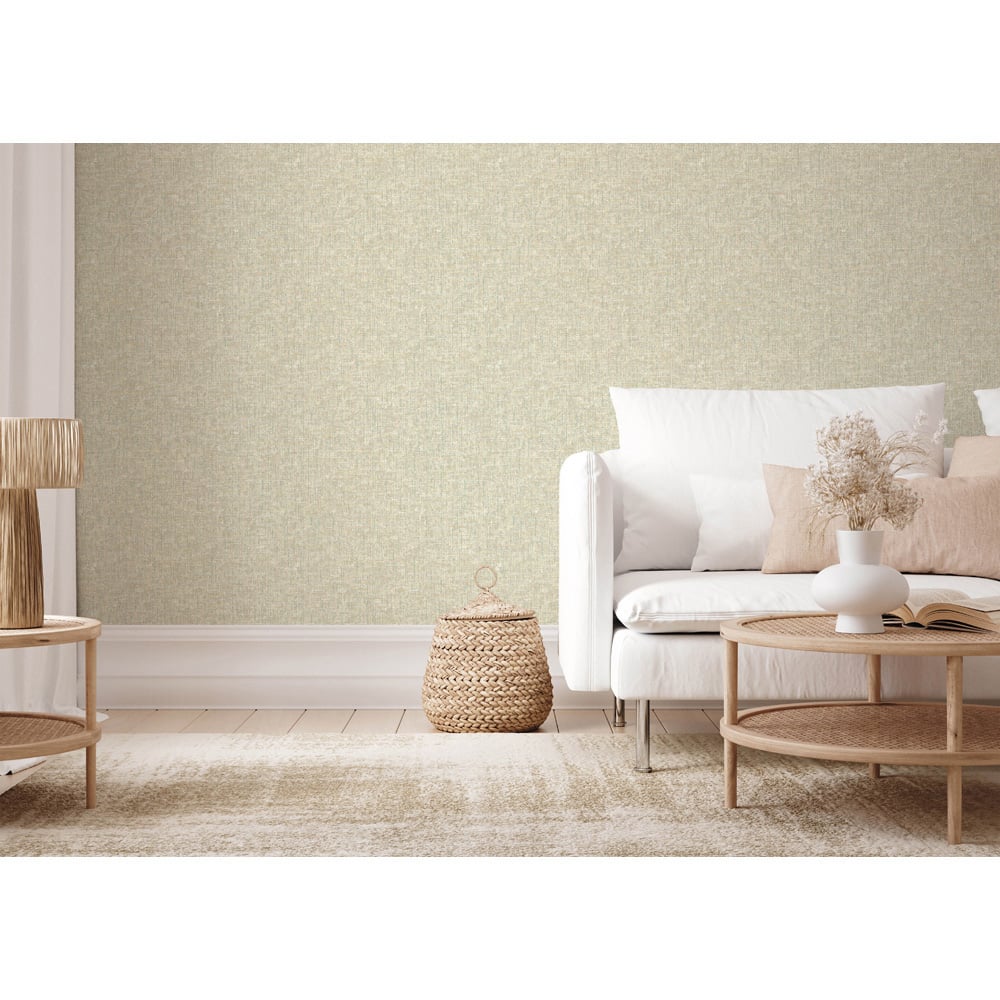 Esselle Home Artisan Weave Neutral Citrus Wallpaper Image 6