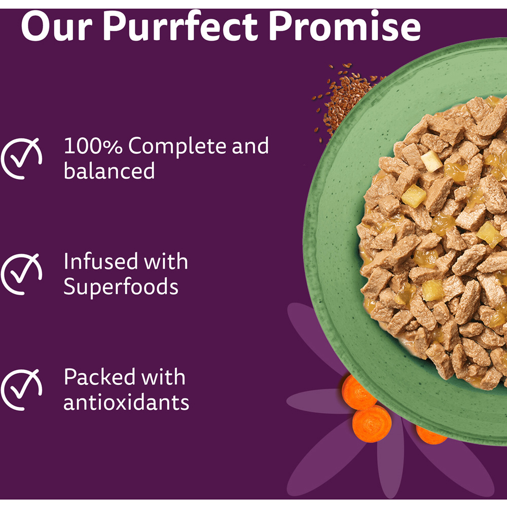 Pack of 6 Whiskas Superfoods in Jelly Cat Food Chicken Liver with Tuna Image 7