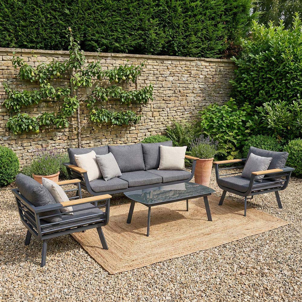 Saltram Sofa Set - Grey Image 7
