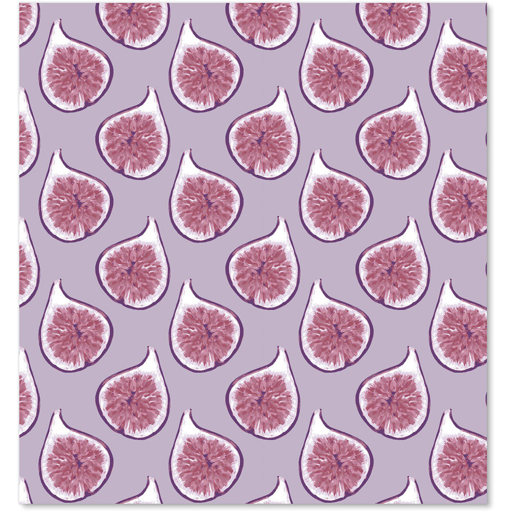 Warren Reed Designer Modern Fig Pattern Glass Kitchen Splashback 75 x 70cm Image 2