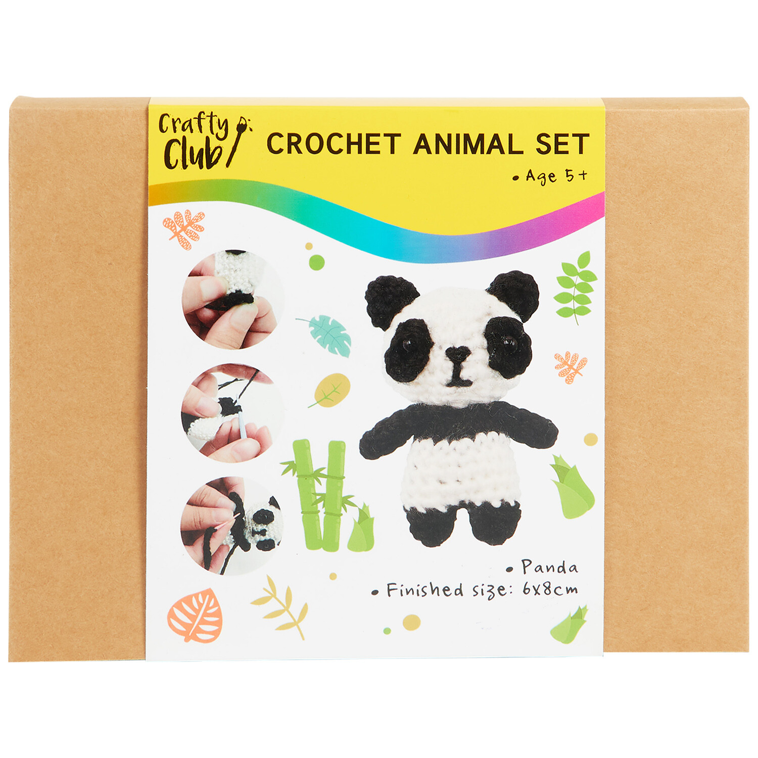 Crochet Animal Set - Multicolour Image 15