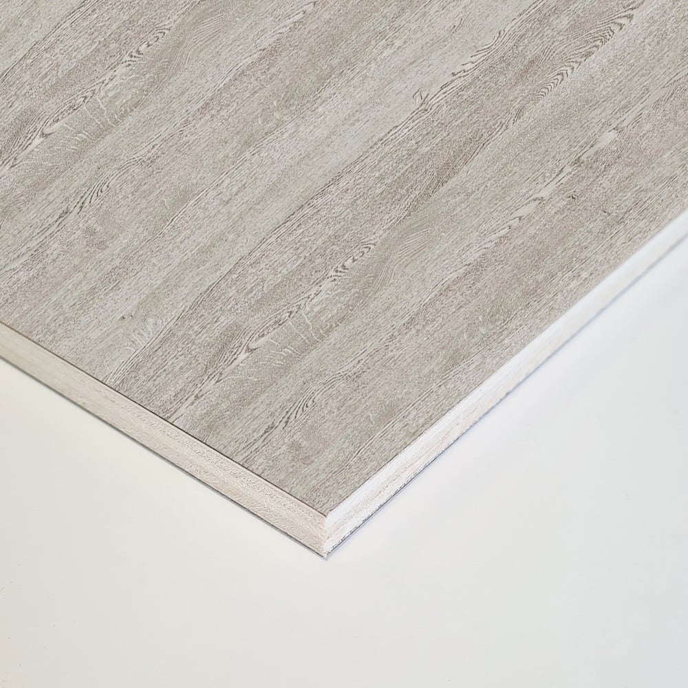 Wetwall Mermaid Tongue and Groove Silver Oak Plywood Shower Panel 2420 x 1185mm Image 3