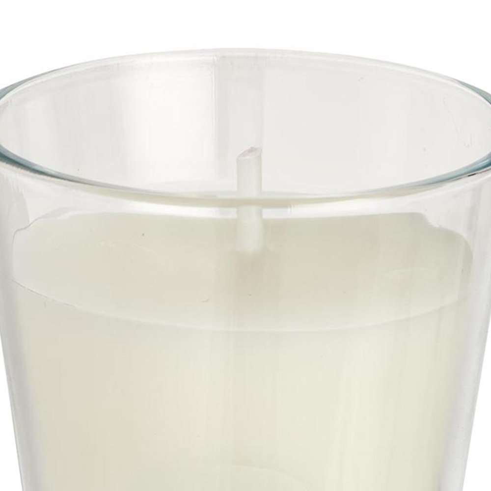 Wilko Citronella Torch Replacement Glass Candle Pot 4 Pack Image 3