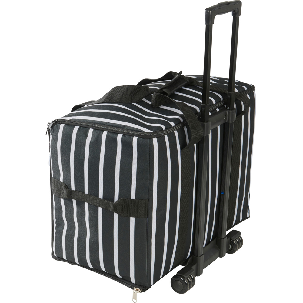 Sewing Online 006107-STRIPE-BLK Black Stripe Sewing Machine Trolley Bag 60 x 42 x 30cm Image 2