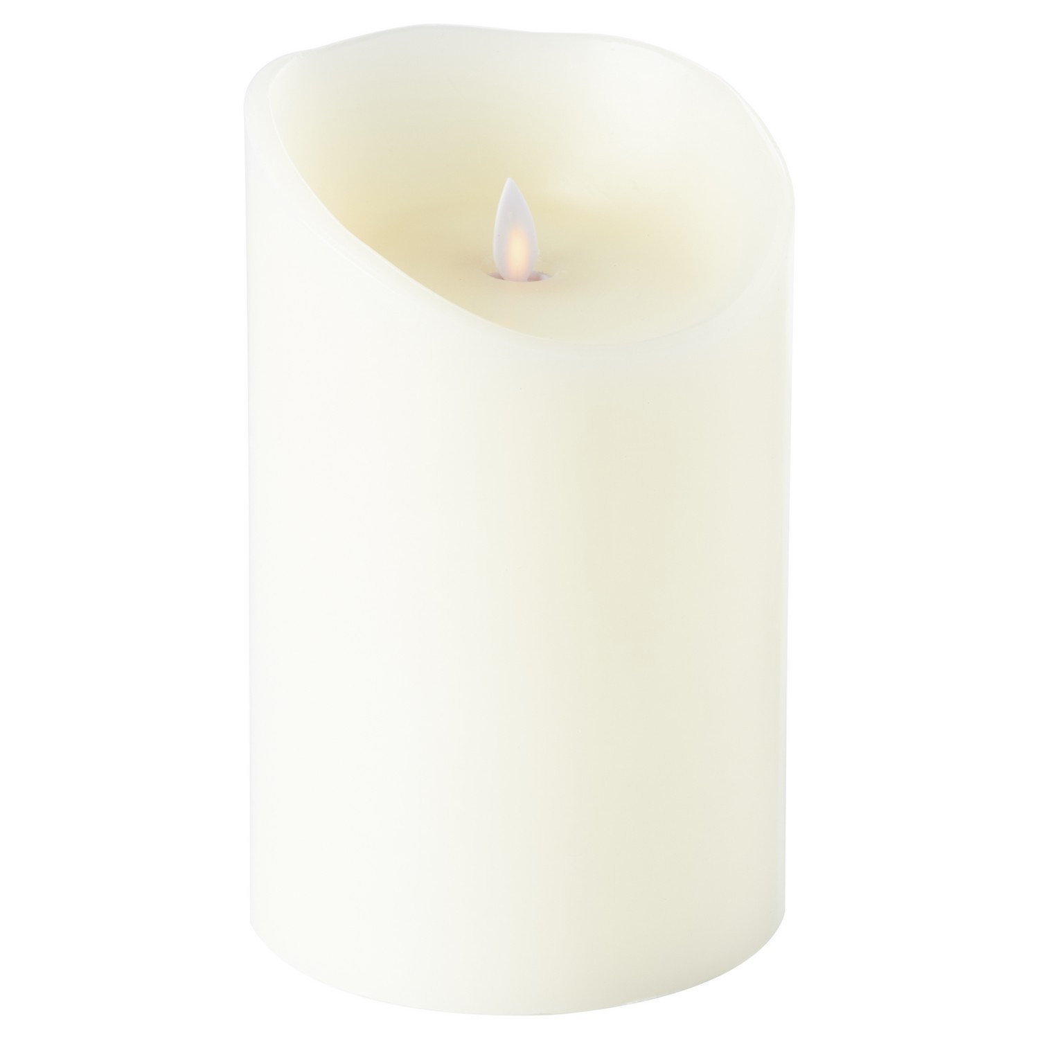 Flicker LED Candle  - Neutral / 15cm / 10cm Image 1