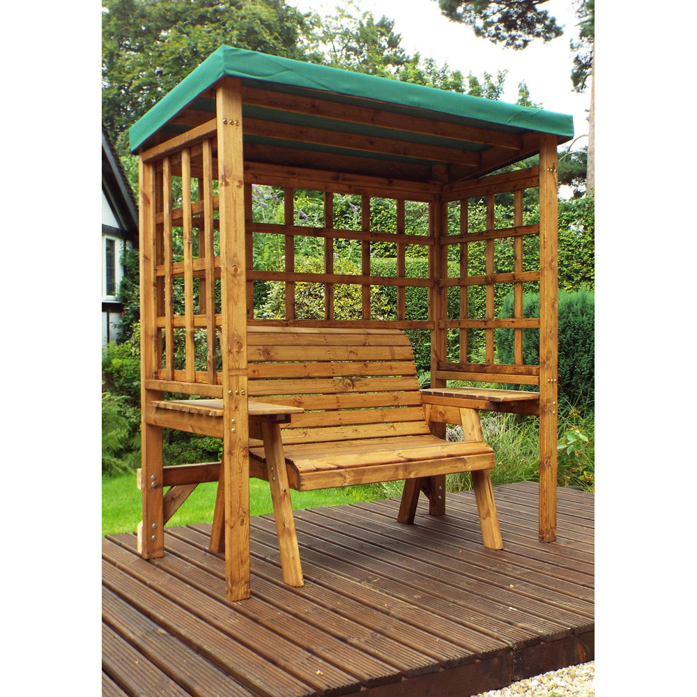 Charles Taylor Wentworth 2 Seater Arbour with Green Roof Cover Image 5